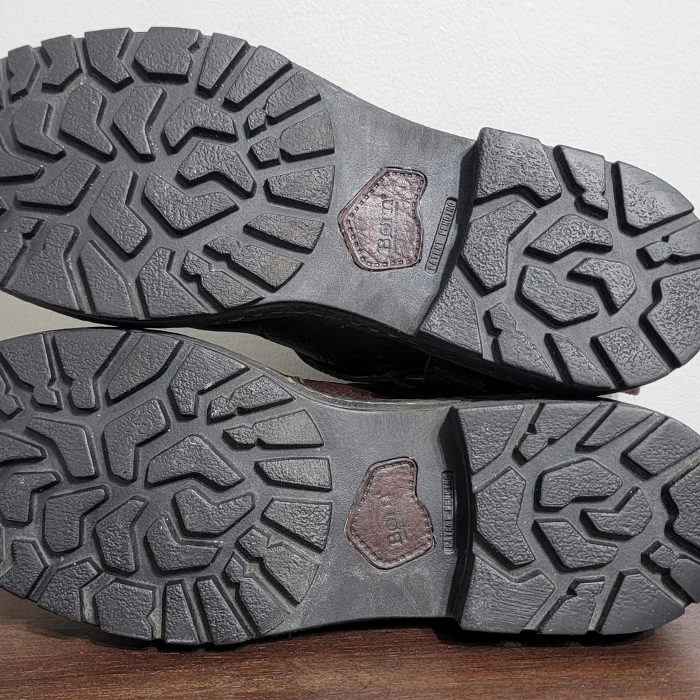 😎Host Pic👀 BORN Men's Brown Leather Brunell Boots Size 11 - Picture 3 of 12